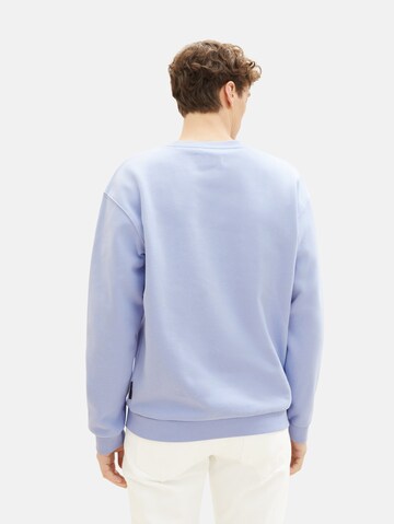 TOM TAILOR DENIM Sweatshirt in Blau