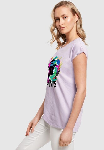 Merchcode Shirt 'Tennis Love, Sweat' in Purple