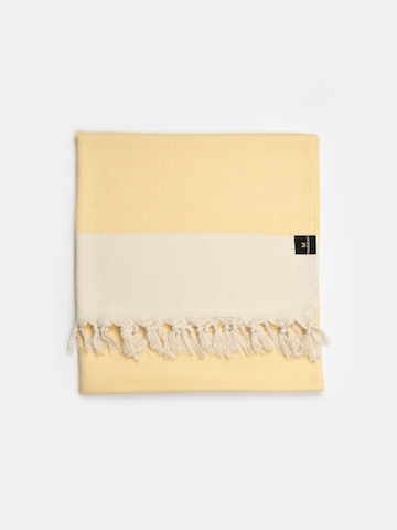 MARSIKOH Beach Towel 'Isola di Dino' in Yellow: front