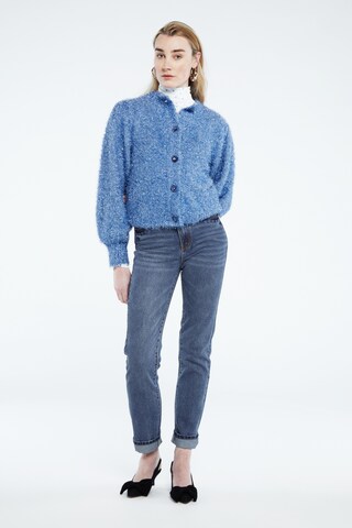 Fabienne Chapot Knit Cardigan 'Kitty' in Blue