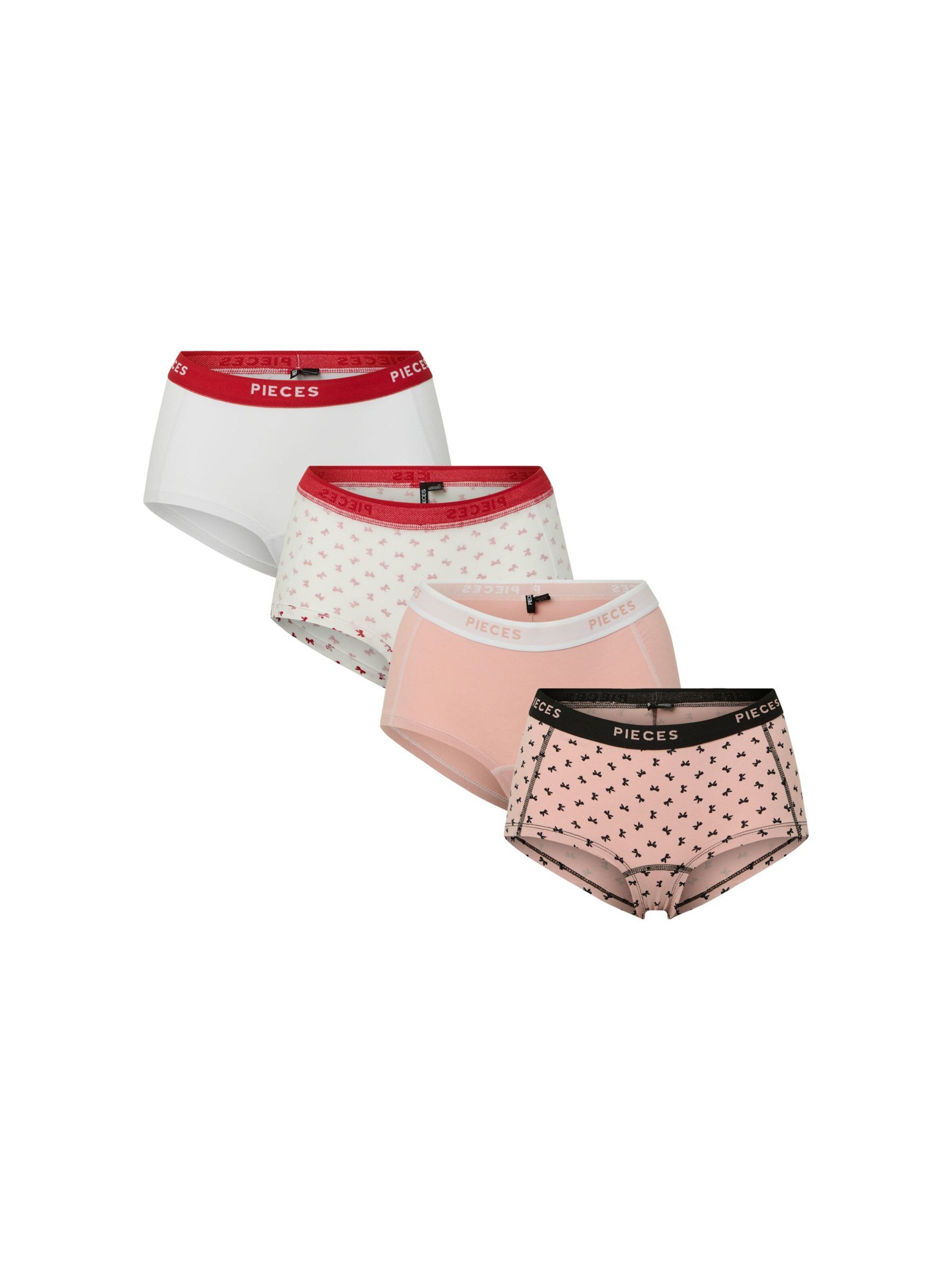 PIECES Panty 'PCLogo' i pink: forside