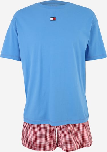 Tommy Hilfiger Underwear Lyhyt pyjama 'Heritage' värissä taivaansininen / punainen / valkoinen, Tuotenäkymä