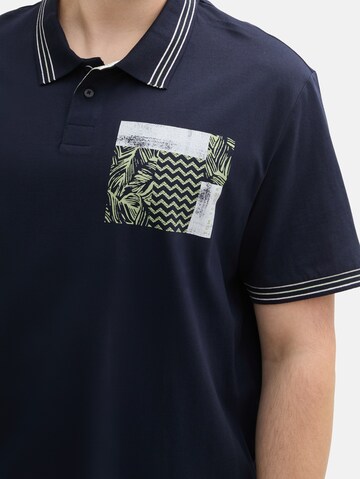 TOM TAILOR Men + Poloshirt in Blau
