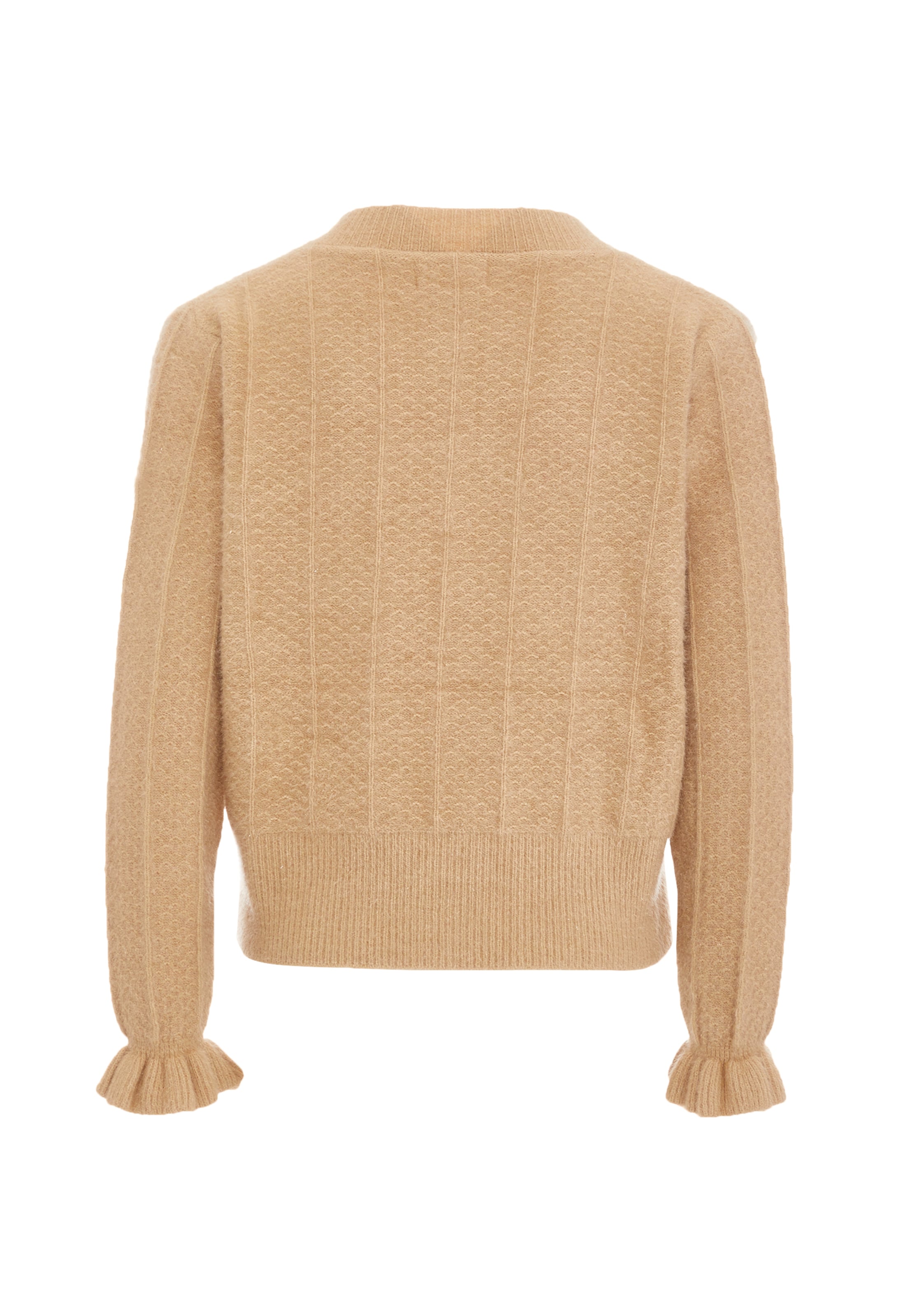 Geacă tricotată de la NALLY pe bej