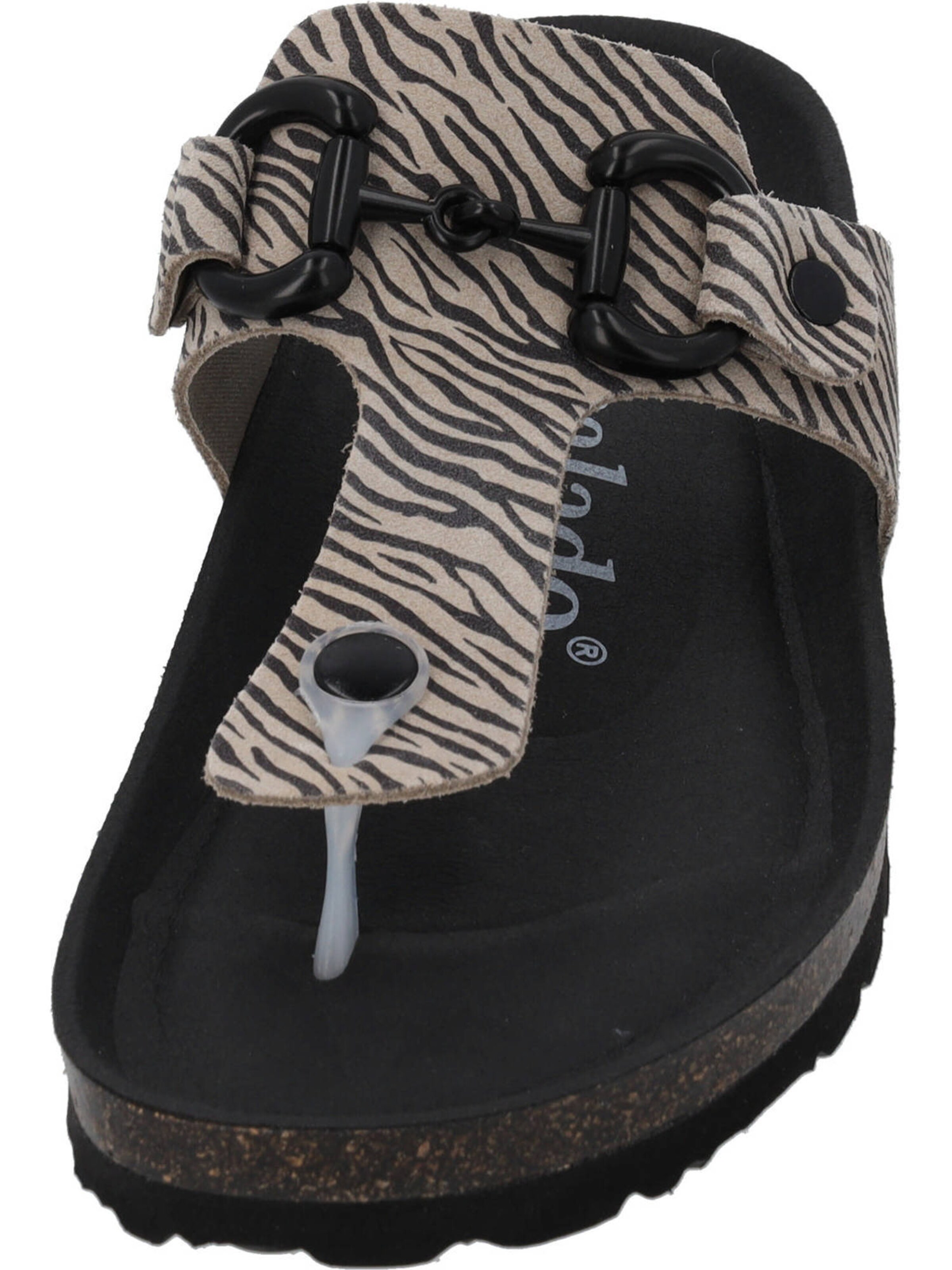 Palado Босоножки через палец 'Kos' в Черный