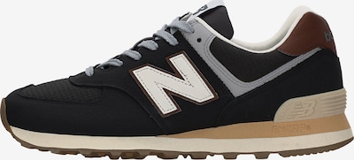 36-36,5 dydžio Sportbačiai be auliuko '574' iš new balance, spalva – bazalto pilka / juoda / balta, Prekių apžvalga