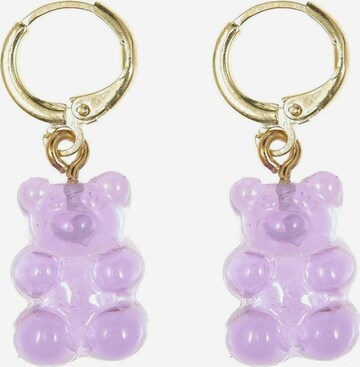 Gemshine Earrings in Purple: front