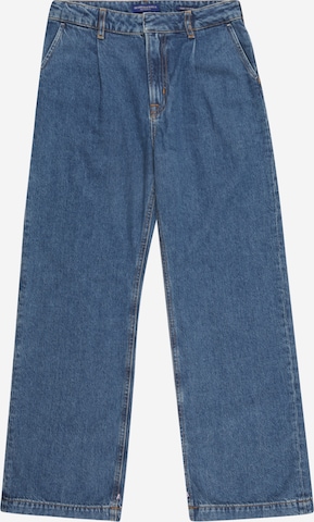 SCOTCH & SODA Wide leg Jeans 'The Shore' i blå: framsida