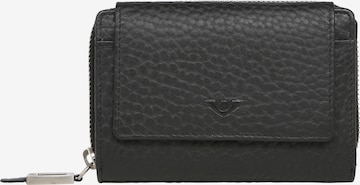 VOi Wallet in Black: front