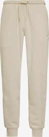 Nike Sportswear Штаны 'Club' в Бежевый: спереди