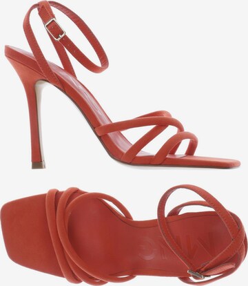 MANGO Sandals & High-Heeled Sandals in 36 in Orange: front