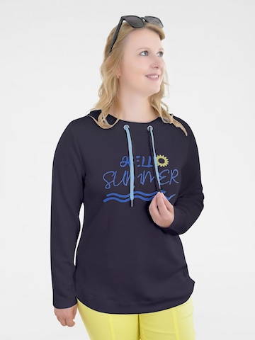 Sweat-shirt Navigazione en bleu : devant