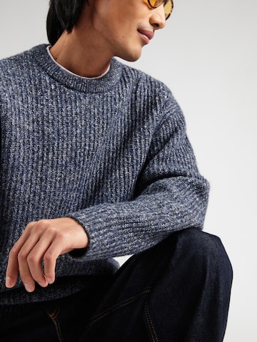 JACK & JONES Kampsun 'JJGRADY', värv sinine