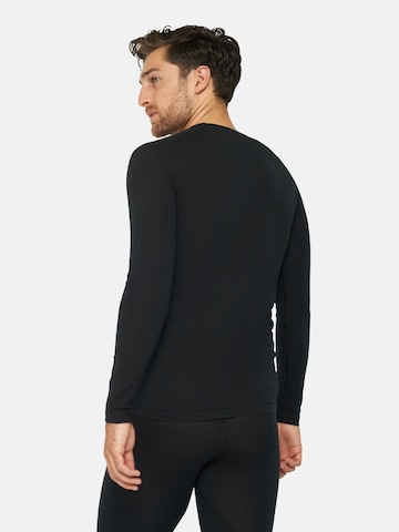 DANISH ENDURANCE Functioneel shirt 'Merino' in Zwart