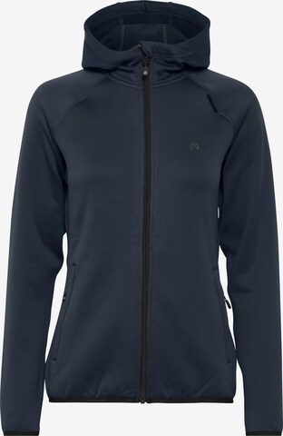 North Bend Fleecejacke 'Berta' in Blau: predná strana