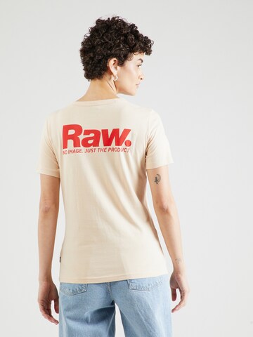 G-Star RAW T-Shirt 'Nysid' in Beige