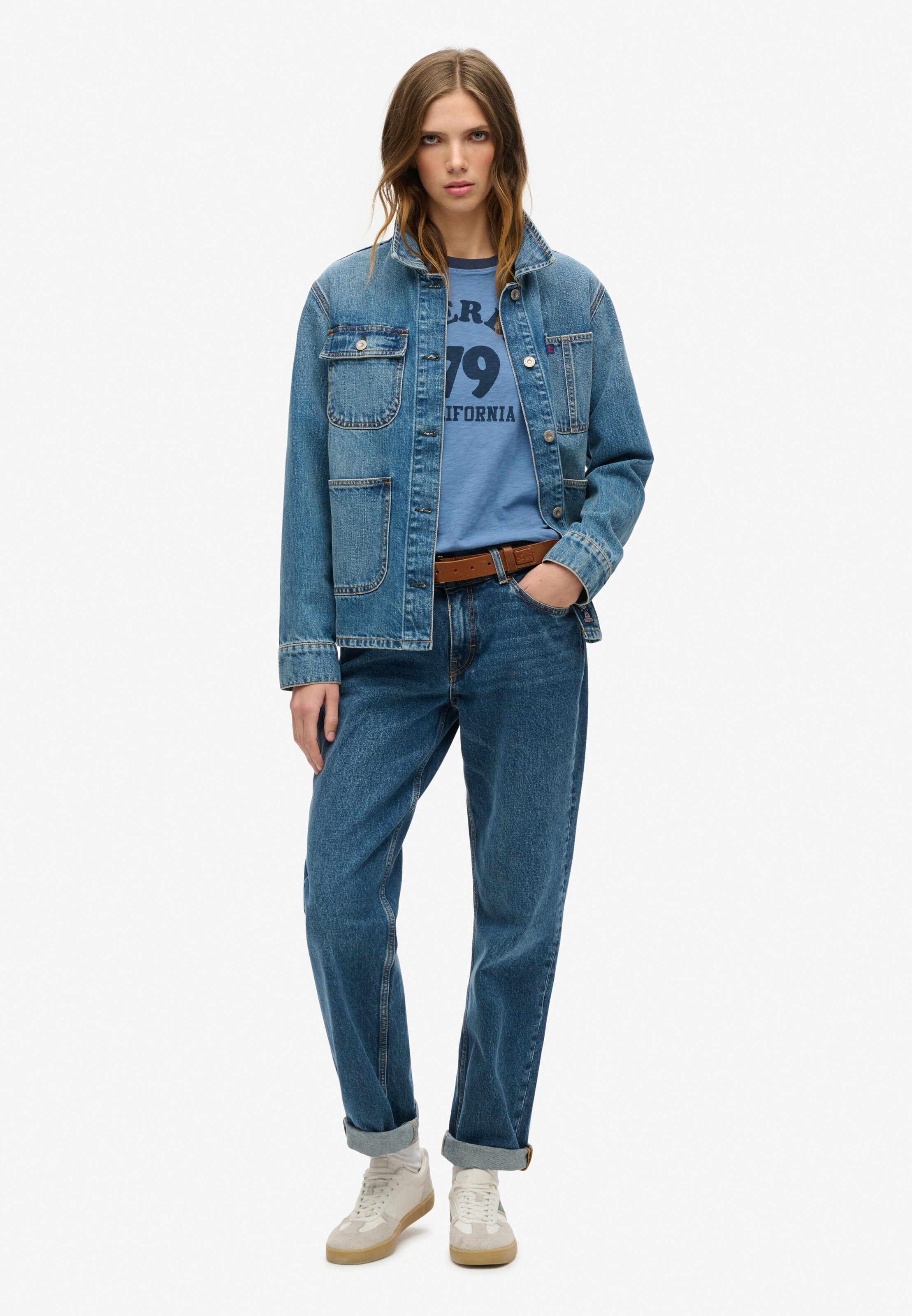 T-shirt Superdry en bleu