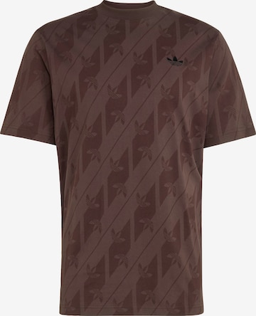 ADIDAS ORIGINALS T-Shirt in Braun: Vorderseite