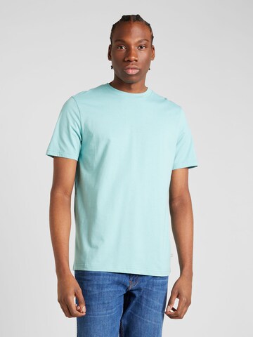 QS Shirt in Blauw: voorkant