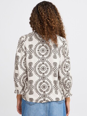 Camicia da donna 'MENEKA' di ICHI in bianco