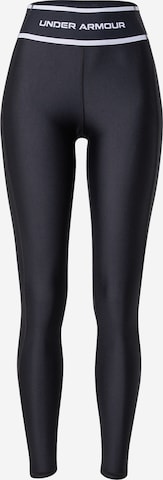 UNDER ARMOUR Skinny Sportbroek 'HeatGear' in Zwart: voorkant