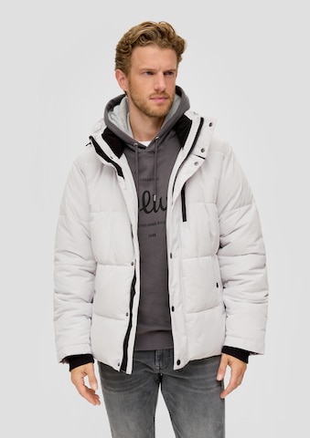 s.Oliver Winter Jacket in White: front