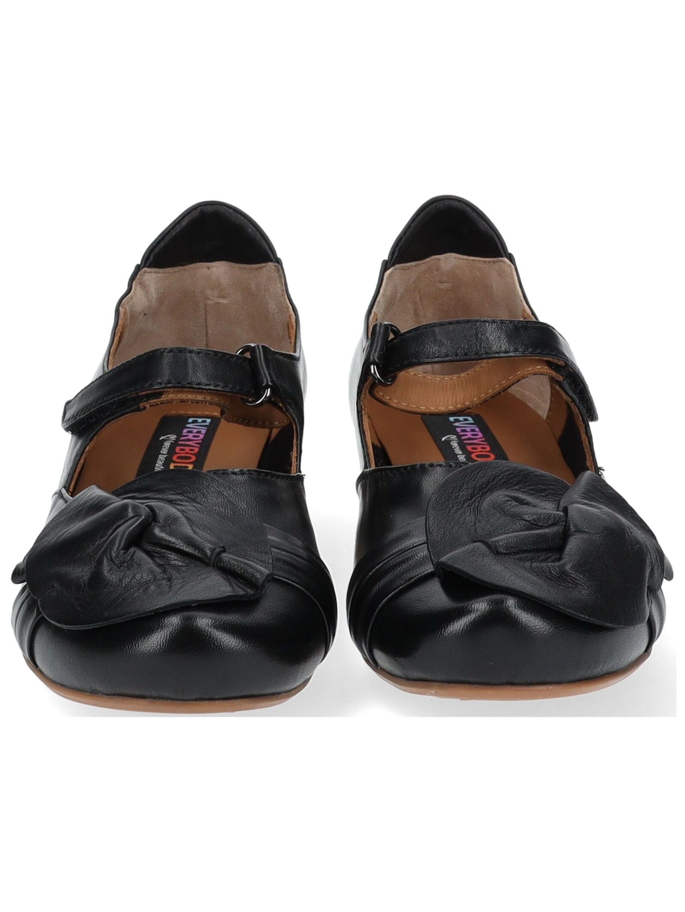 Ballerines à lanières Everybody en noir