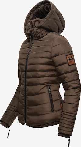 MARIKOO Winter Jacket 'Amber' in Brown