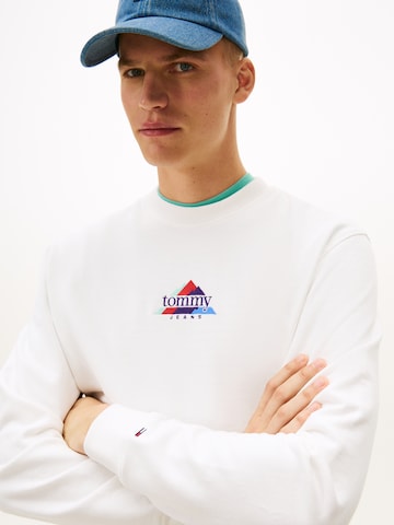 Tommy Jeans Mikina - Biela