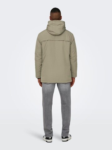 Only & Sons Zimska jakna 'ONSJAYDEN' | siva barva