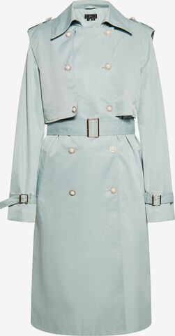 faina Between-seasons coat in Green: front