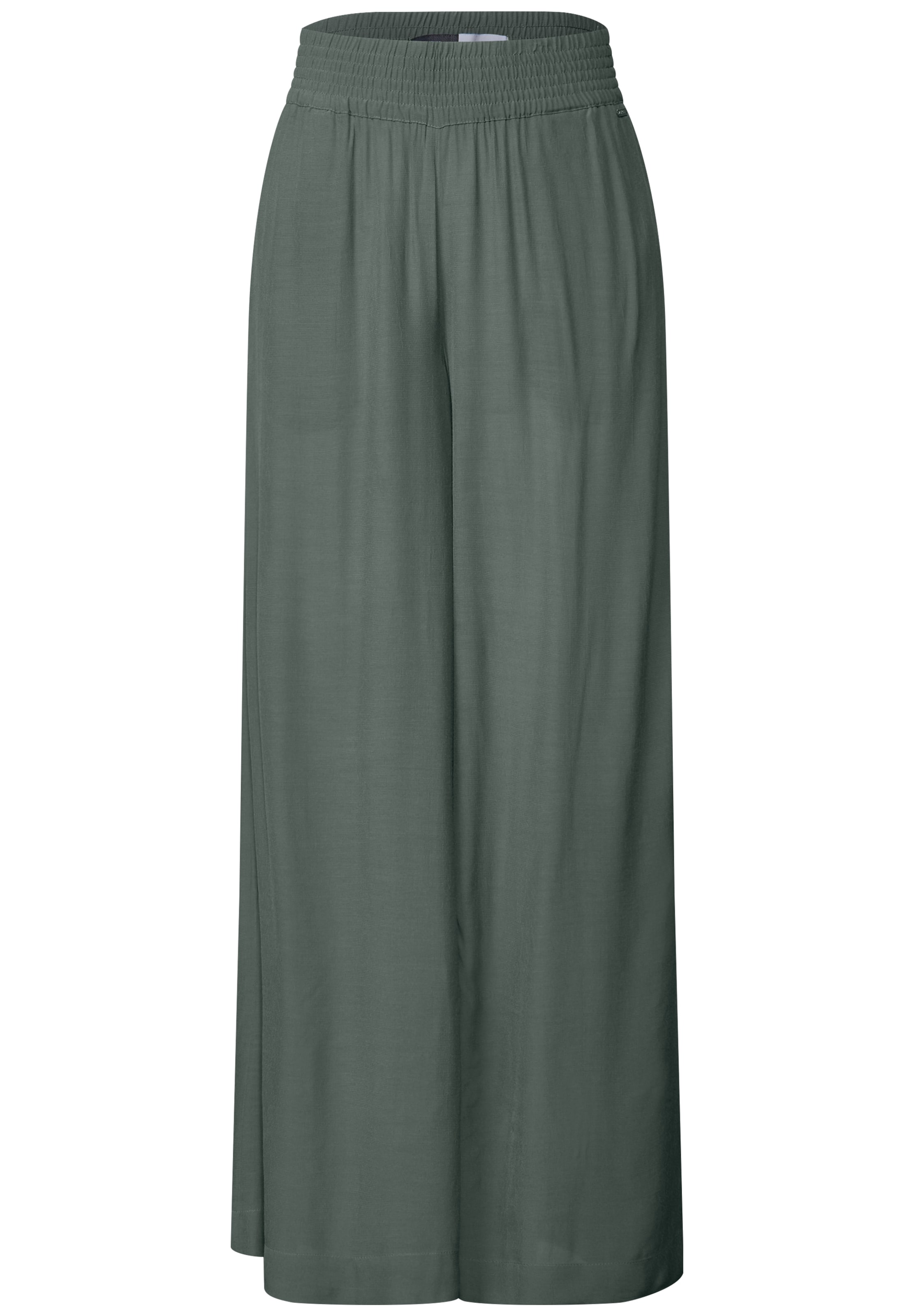 CECIL Wide leg Pants in Green: front