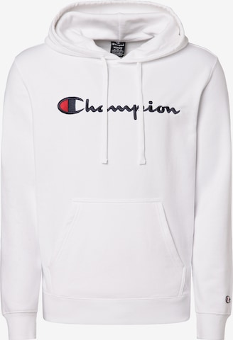 Champion Authentic Athletic Apparel Sweatshirt in White: front