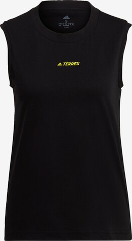 ADIDAS TERREX Skinny Sports Top in Black