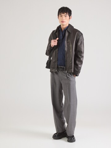 Michael Kors - Ajuste estrecho Camisa en azul