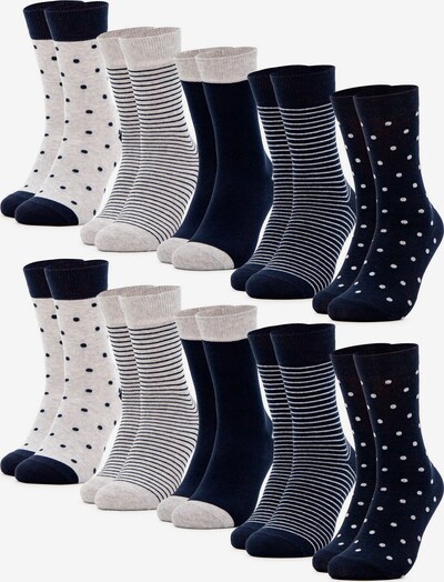Occulto Socken 'Milka' in blau / grau, Produktansicht