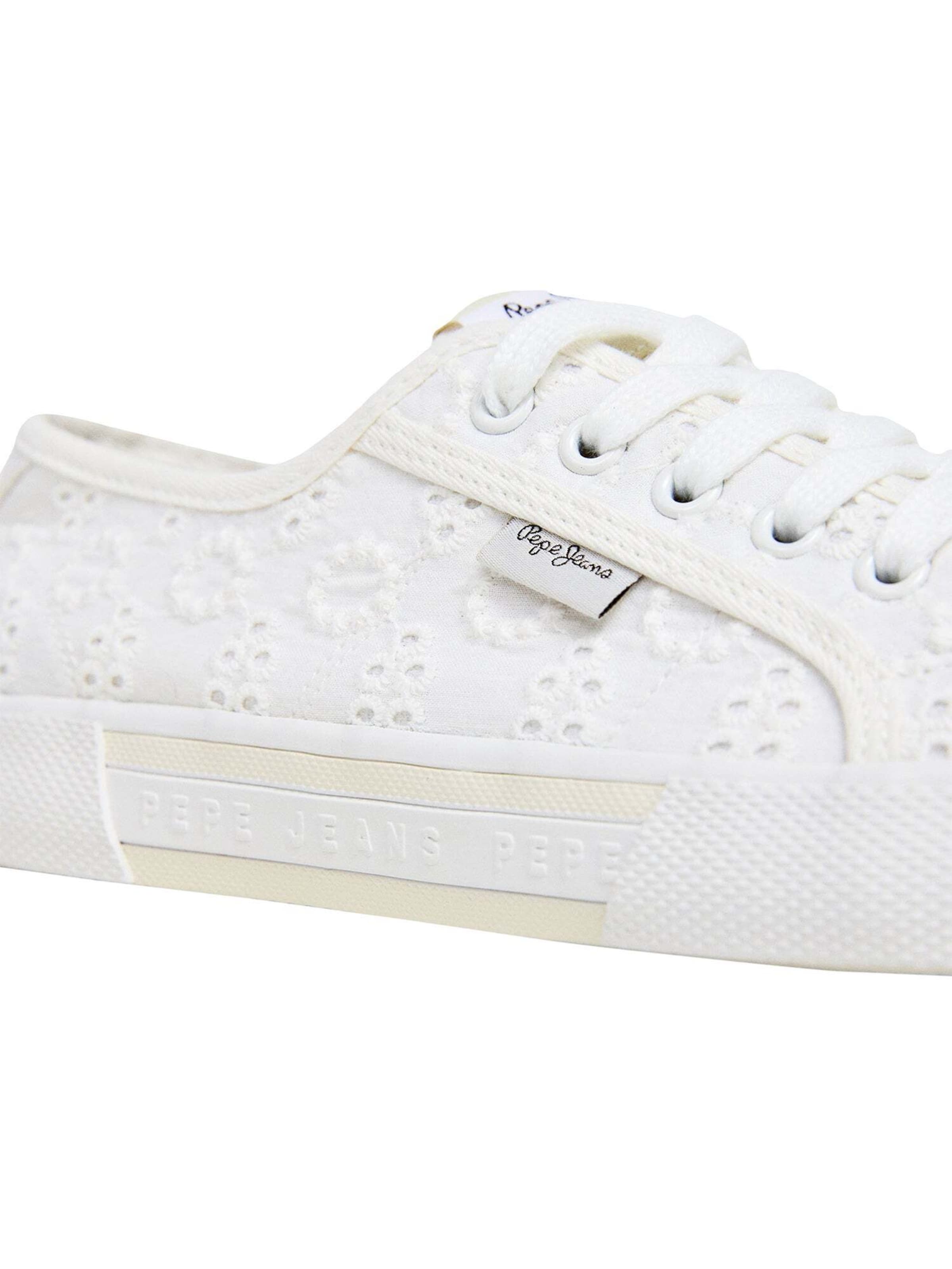 Baskets basses 'Brady Cute' Pepe Jeans en blanc