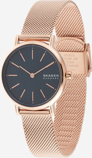 SKAGEN Armbanduhr in blau / rosegold, Produktansicht