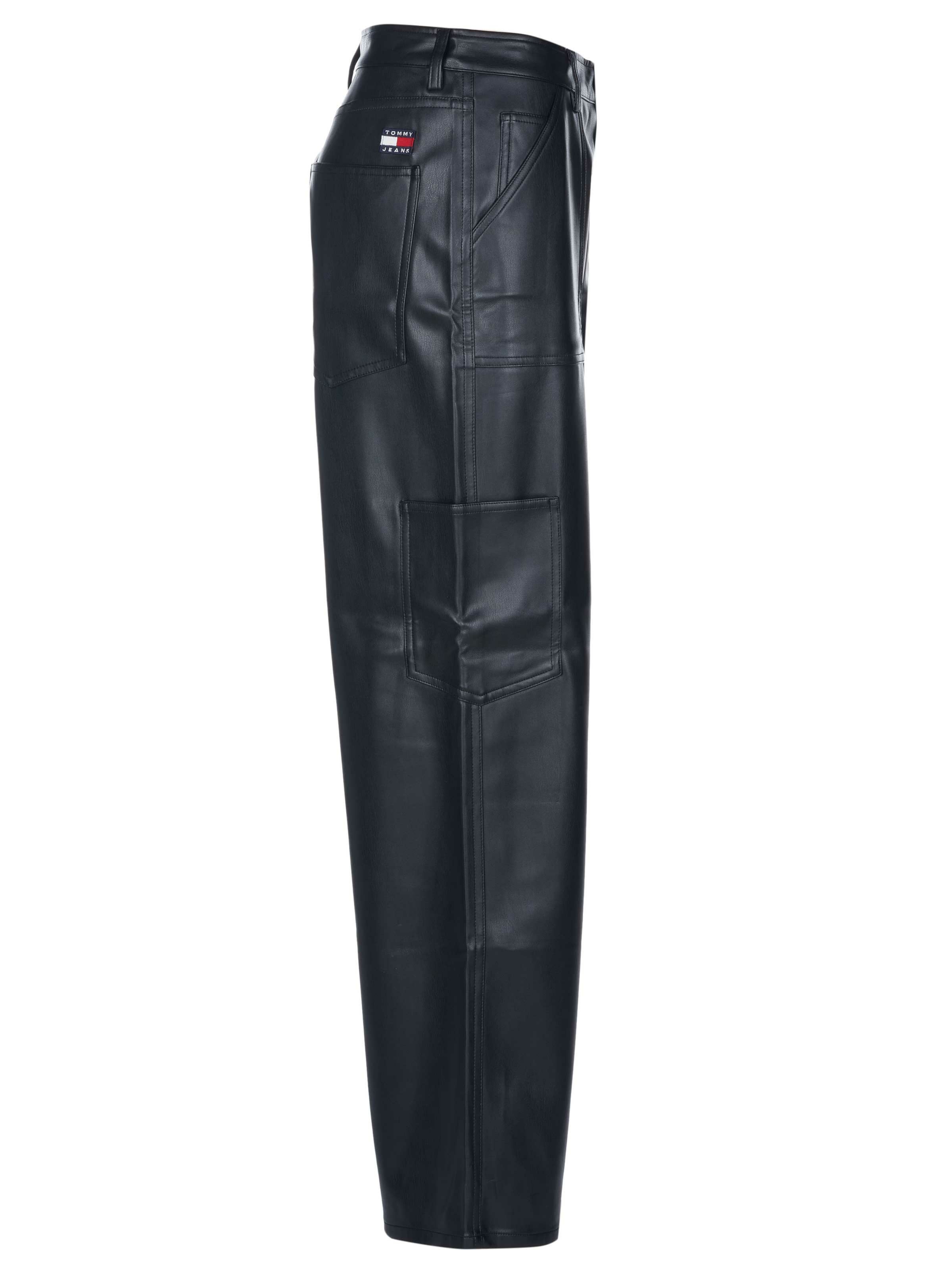 TOMMY HILFIGER Wide leg Cargobroek in Zwart