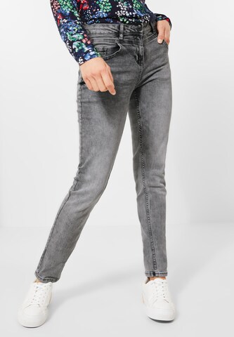 CECIL Slimfit Jeans 'Toronto' in Grijs: voorkant