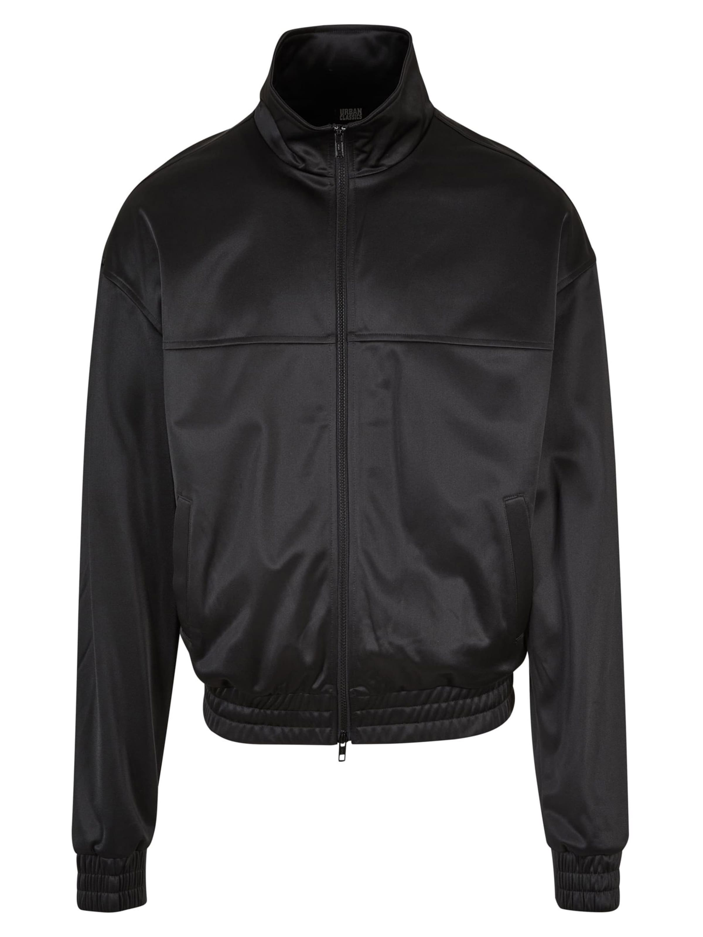 Veste mi-saison Urban Classics en noir : devant
