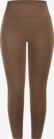 Leggings ' Fenja ' Smilodox en marron : devant