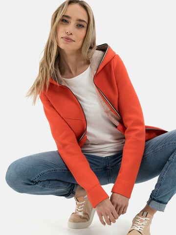 CAMEL ACTIVE Zip-Up Hoodie in Red