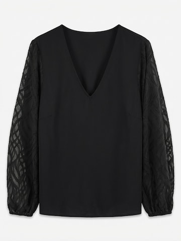 Vero Moda Curve Bluse 'VMCAlva' i sort