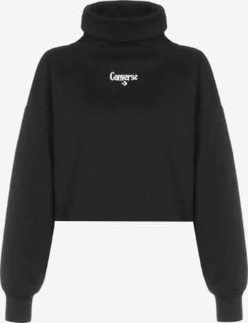 CONVERSE Sweatshirt in Black: front