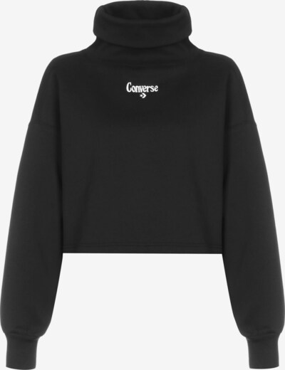 CONVERSE Sweatshirt in schwarz / weiß, Produktansicht