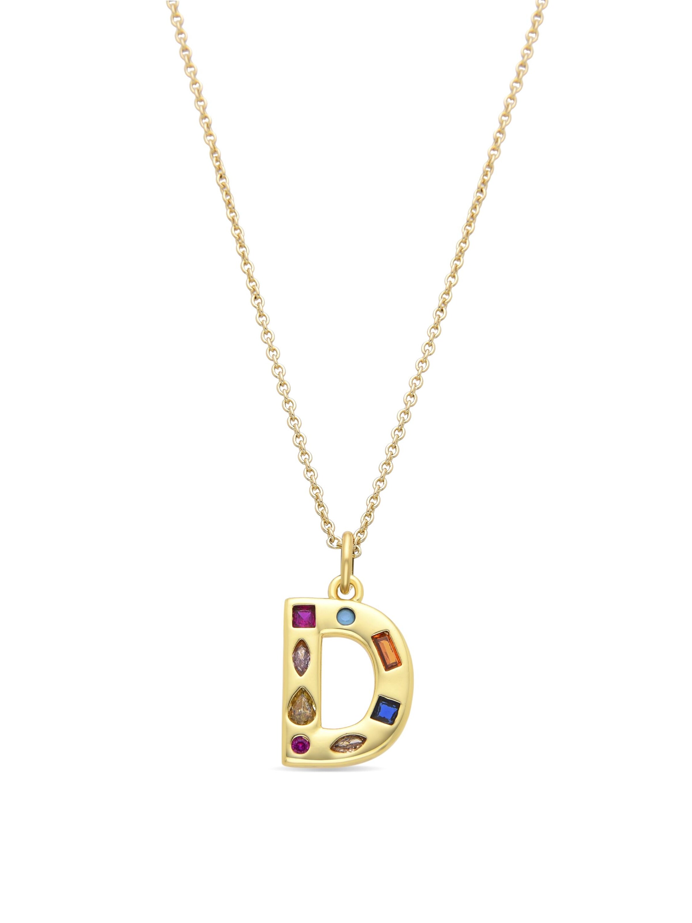 Luxenter - Cadena 'Alphabet' en Mezcla de colores: frente