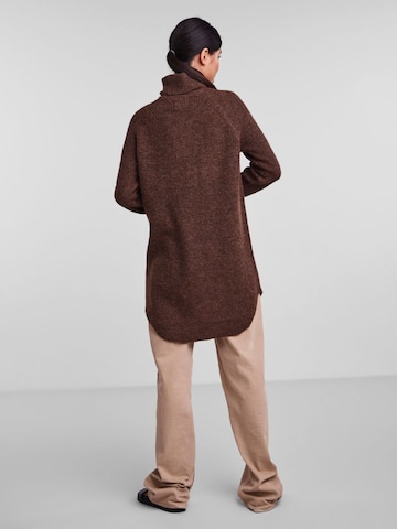 PIECES Sweater 'Ellen' in Brown