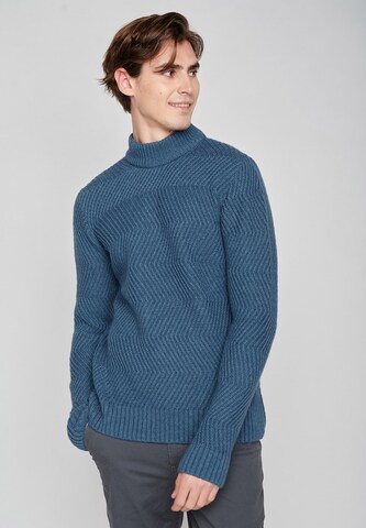 Pullover di GREENBOMB in blu: frontale