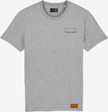 Bolzplatzkind Shirt in Grey: front